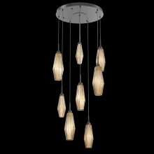 Hammerton CHB0049-08-MB-RB-C01-L1 - Aalto Round 8pc Multi-Pendant