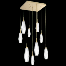 Hammerton CHB0049-09-GB-RC-C01-L3 - Aalto Square 9pc Multi-Pendant