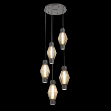 Hammerton CHB0049-D5-GP-RB-C01-L3 - Mandrel Round 5pc Multi-Pendant - Aalto