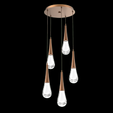 Hammerton CHB0078-05-BB-C-C01-L1 - Raindrop Round 5pc Multi-Pendant