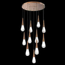 Hammerton CHB0078-11-BB-C-C01-L3 - Raindrop Round 11pc Multi-Pendant