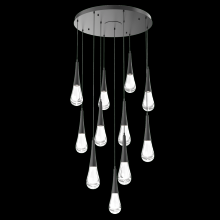 Hammerton CHB0078-11-MB-C-C01-L1 - Raindrop Round 11pc Multi-Pendant