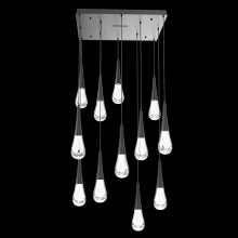 Hammerton CHB0078-12-MB-C-C01-L3 - Raindrop Square 12pc Multi-Pendant