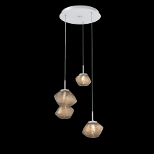 Hammerton CHB0089-03-CS-B-C01-L3 - Mesa Round 3pc Multi-Pendant