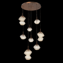 Hammerton CHB0089-08-BB-A-C01-L3 - Mesa Round 8pc Multi-Pendant