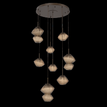 Hammerton CHB0089-08-FB-B-C01-L3 - Mesa Round 8pc Multi-Pendant