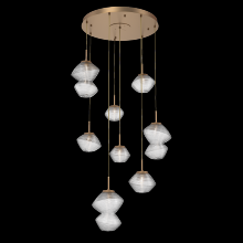 Hammerton CHB0089-08-NB-C-C01-L3 - Mesa Round 8pc Multi-Pendant