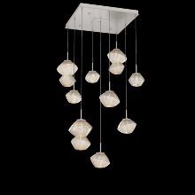 Hammerton CHB0089-09-BS-A-C01-L3 - Mesa Square 9pc Multi-Pendant