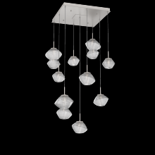 Hammerton CHB0089-09-BS-C-C01-L3 - Mesa Square 9pc Multi-Pendant