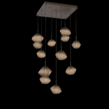 Hammerton CHB0089-09-FB-B-C01-L1 - Mesa Square Pendant Chandelier