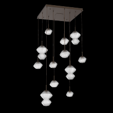 Hammerton CHB0089-12-FB-C-C01-L1 - Mesa Square Pendant Chandelier