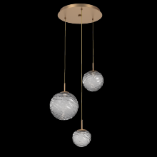 Hammerton CHB0092-03-NB-S-C01-L1 - Gaia Round 3pc Multi-Pendant