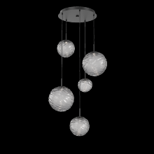 Hammerton CHB0092-05-MB-S-C01-L1 - Gaia Round Pendant Chandelier