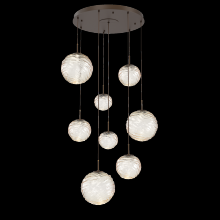 Hammerton CHB0092-08-FB-A-C01-L3 - Gaia Round Pendant Chandelier