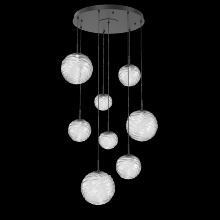 Hammerton CHB0092-08-MB-C-C01-L3 - Gaia Round Pendant Chandelier