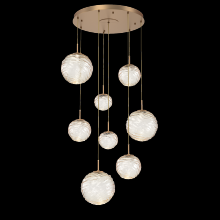 Hammerton CHB0092-08-NB-A-C01-L3 - Gaia Round Pendant Chandelier