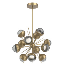 Hammerton CHB0093-0A-GB-S-001-L1-MS - Cabochon Chandelier Large Pendant Gilded Brass
