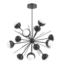 Hammerton CHB0093-0B-MB-WL-001-L3-MS - Cabochon Chandelier Large Pendant Matte Black