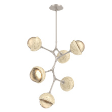 Hammerton CHB0093-VA-BS-A-001-L3-TR - Cabochon Chandelier Large Pendant Beige Silver