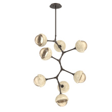 Hammerton CHB0093-VB-FB-A-001-L3-TR - Cabochon Chandelier Large Pendant Flat Bronze