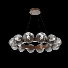 Hammerton CHB0095-36-BB-GS-CA1-L3 - Luna Radial Ring Chandelier