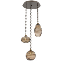 Hammerton CNB0048-03-FB-OB-CH1-E2 - Misto Round 3pc Multi-Pendant with Chain