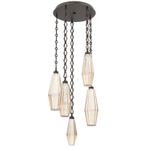 Hammerton CNB0049-05-FB-RA-CH1-L3 - Aalto Round 5pc Multi-Pendant with Chain