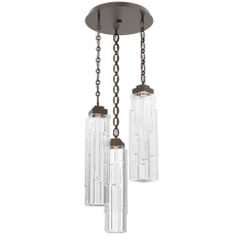 Hammerton CNB0056-03-FB-LC-CH2-L3 - Ledgestone Round 3pc Multi-Pendant with Chain