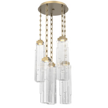 Hammerton CNB0056-05-GB-LC-CH3-L3 - Ledgestone Round 5pc Multi-Pendant with Chain