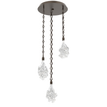 Hammerton CNB0059-03-FB-BC-CH1-L3 - Blossom Round 3pc Multi-Pendant with Chain