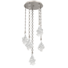 Hammerton CNB0059-05-BS-BC-CH2-L1 - Blossom Round 5pc Multi-Pendant with Chain