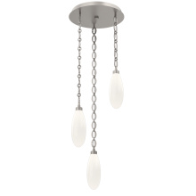 Hammerton CNB0071-03-BS-WL-CH2-L3 - Fiori Round 3pc Multi-Pendant with Chain