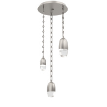 Hammerton CNB0079-03-BS-PC-CH3-L3 - Pebble Round 3pc Multi-Pendant with Chain