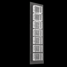 Hammerton IDB0087-01-GP-TP-L2 - Tessera  Sconce (S)-Graphite-Pavé Cast Glass