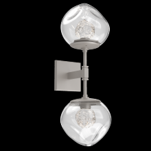 Hammerton IDB0095-02-BS-FC-L3 - Luna Double Sconce