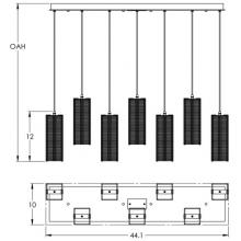 Hammerton PLB0020-07-BS-0-C01-E2 - Downtown Mesh Linear Multi-Port-07