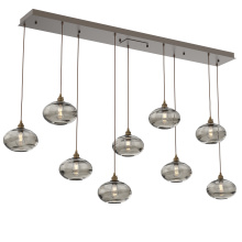 Hammerton PLB0036-09-FB-OS-C01-E2 - Coppa Linear 9pc Multi-Pendant