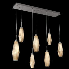 Hammerton PLB0049-07-GP-RB-C01-L3 - Aalto Linear 7pc Multi-Pendant