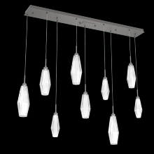 Hammerton PLB0049-09-GP-RC-C01-L3 - Aalto Linear 9pc Multi-Pendant