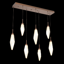 Hammerton PLB0050-07-BB-CA-C01-L3 - Rock Crystal Linear 7pc Multi-Pendant