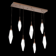 Hammerton PLB0050-07-BB-CC-C01-L1 - Rock Crystal Linear 7pc Multi-Pendant