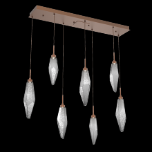 Hammerton PLB0050-07-BB-CS-C01-L3 - Rock Crystal Linear 7pc Multi-Pendant