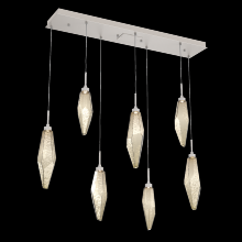 Hammerton PLB0050-07-BS-CB-C01-L3 - Rock Crystal Linear 7pc Multi-Pendant