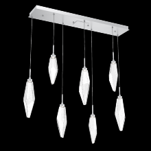 Hammerton PLB0050-07-CS-CC-C01-L3 - Rock Crystal Linear 7pc Multi-Pendant