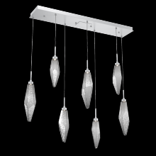 Hammerton PLB0050-07-CS-CS-C01-L3 - Rock Crystal Linear 7pc Multi-Pendant