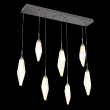 Hammerton PLB0050-07-GP-CA-C01-L3 - Rock Crystal Linear 7pc Multi-Pendant