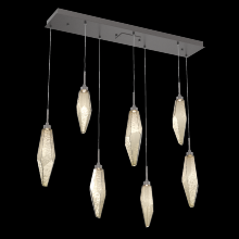 Hammerton PLB0050-07-GP-CB-C01-L3 - Rock Crystal Linear 7pc Multi-Pendant