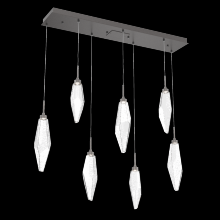 Hammerton PLB0050-07-GP-CC-C01-L1 - Rock Crystal Linear 7pc Multi-Pendant