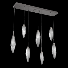 Hammerton PLB0050-07-GP-CS-C01-L3 - Rock Crystal Linear 7pc Multi-Pendant