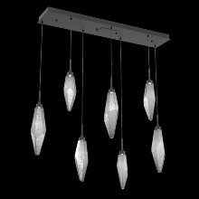 Hammerton PLB0050-07-MB-CS-C01-L3 - Rock Crystal Linear 7pc Multi-Pendant